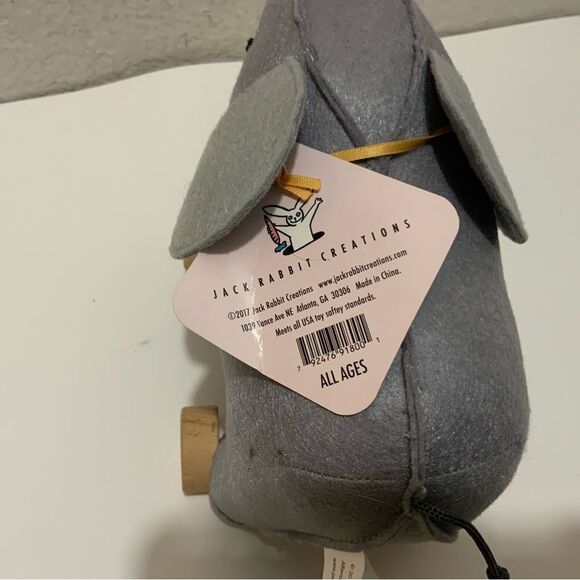 Jack Rabbit Creations - elephant 8"  stuffed toy NWT - Picture 8 of 10